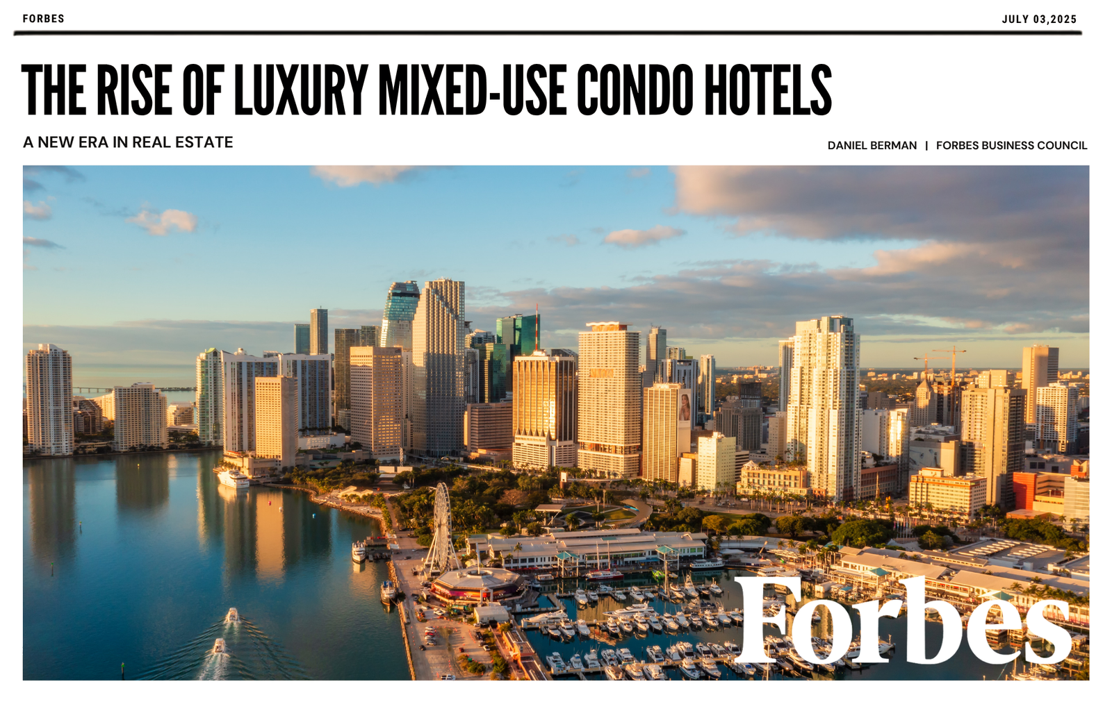 The Rise of Luxury Mixed-Use Condo-Hotels: A New Era in Real Estate Investment